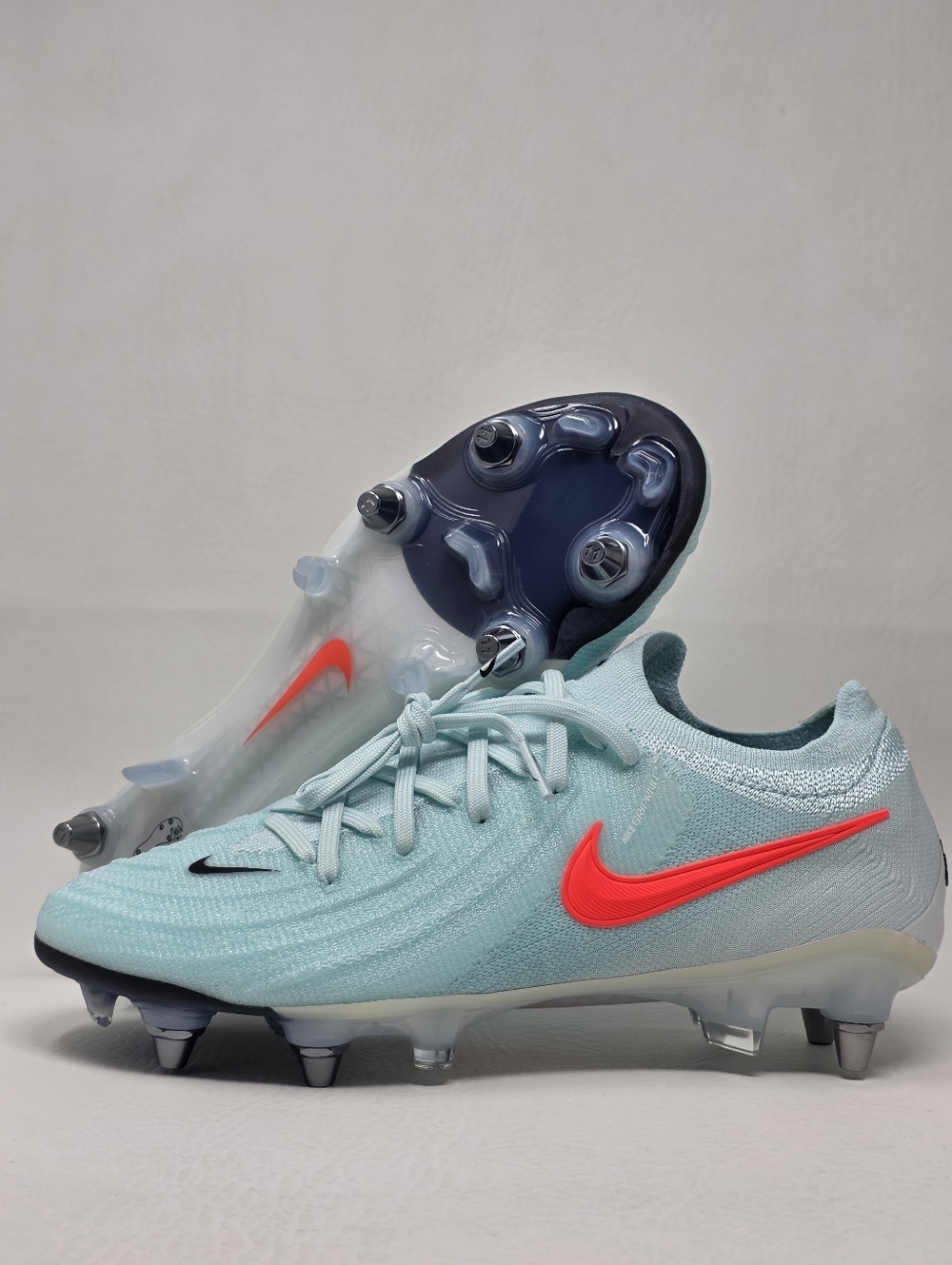 NIKE Phantom GX 2 Elite FG Soccer Cleats Men's Size 5.5 Mint Blue HF4365-300 New